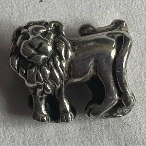 Trollbeads Silver Retired Lion/Lioness Charm